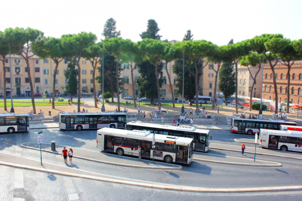buses in Rome